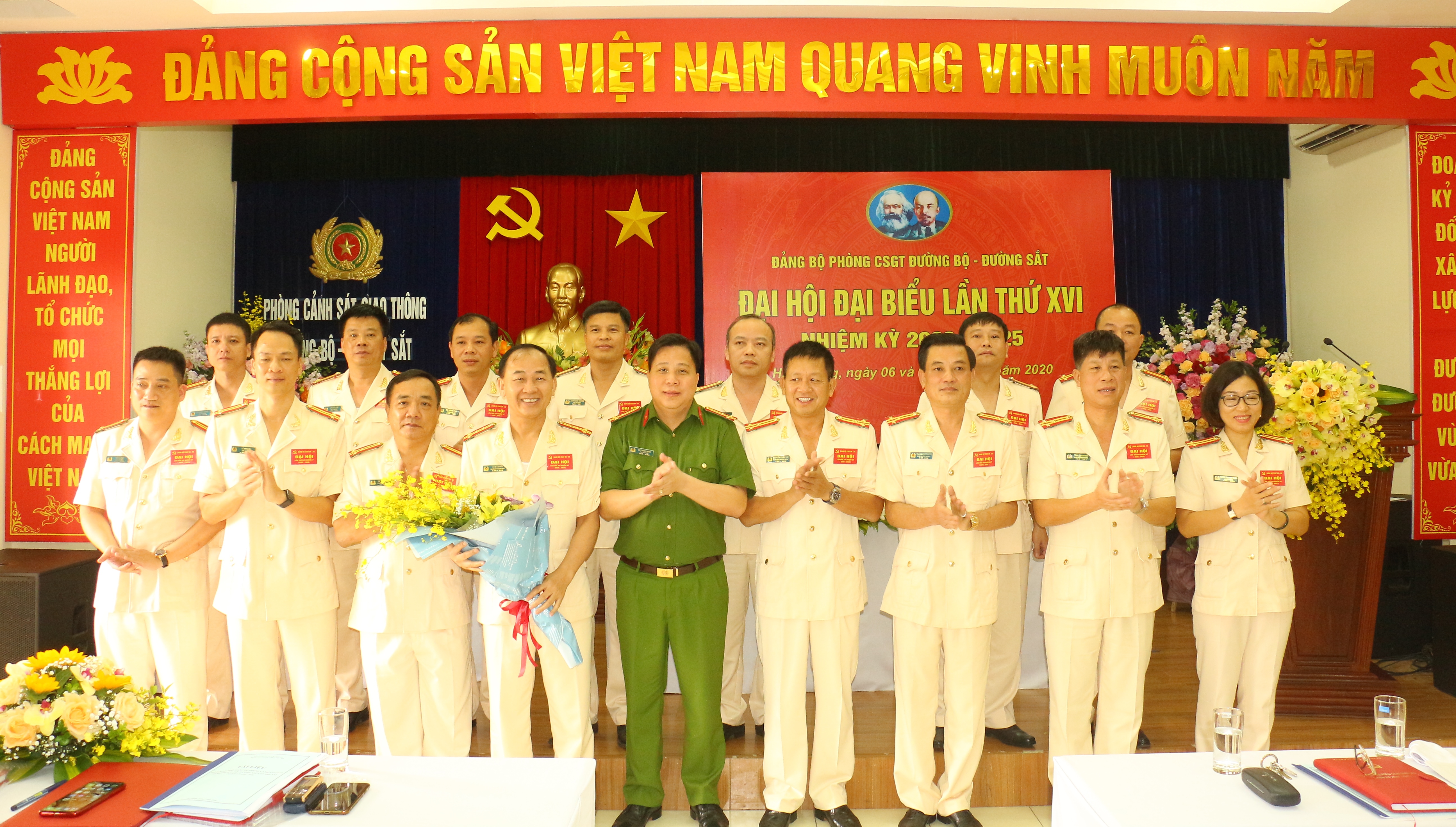 Đại hội Đảng bộ phòng Cảnh sát giao thông đường bộ- đường sắt: Quyết tâm thực hiện thắng lợi Nghị quyết đề ra